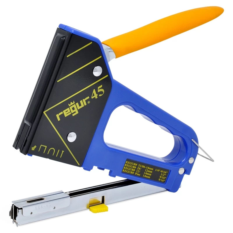 REGUR 45 Handtacker, 4-in 1 Multifunktions-Tacker Zum Befestigen Von Draht, Drahtgeflecht – Bild 2