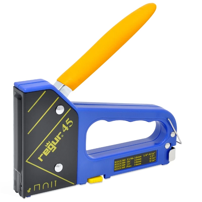 REGUR 45 Handtacker, 4-in 1 Multifunktions-Tacker Zum Befestigen Von Draht, Drahtgeflecht – Bild 13