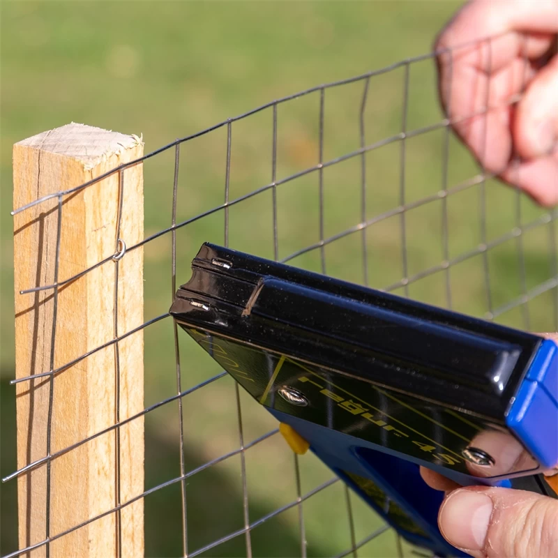 REGUR 45 Handtacker, 4-in 1 Multifunktions-Tacker Zum Befestigen Von Draht, Drahtgeflecht – Bild 9
