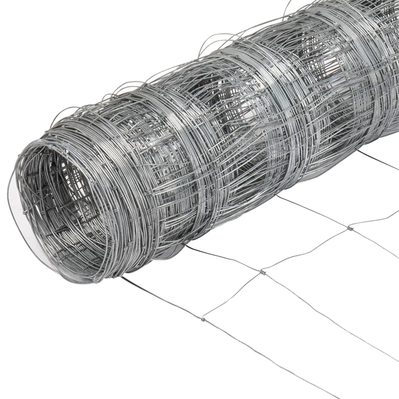 50m VOSS.farming Classic Wildzaun Komplettset 100/8/30 + Z-Profilpfosten + Schellen + Kappen + Erdte – Bild 5