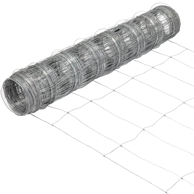 50m VOSS.farming Classic Wildzaun Komplettset 100/8/30 + Z-Profilpfosten + Schellen + Kappen + Erdte – Bild 4