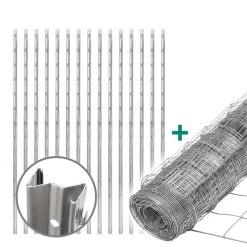 50m VOSS.farming Classic Wildzaun Komplettset 100/8/30 + Z-Profilpfosten
