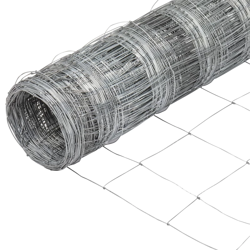 50m VOSS.farming Classic Wildzaun Komplettset 100/8/15 + Z-Profilpfosten + Schellen + Kappen + Erdte – Bild 5