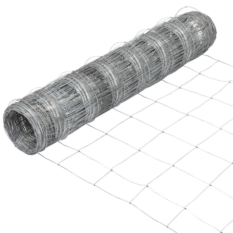 50m VOSS.farming Classic Wildzaun Komplettset 100/8/15 + Z-Profilpfosten + Schellen + Kappen + Erdte – Bild 4