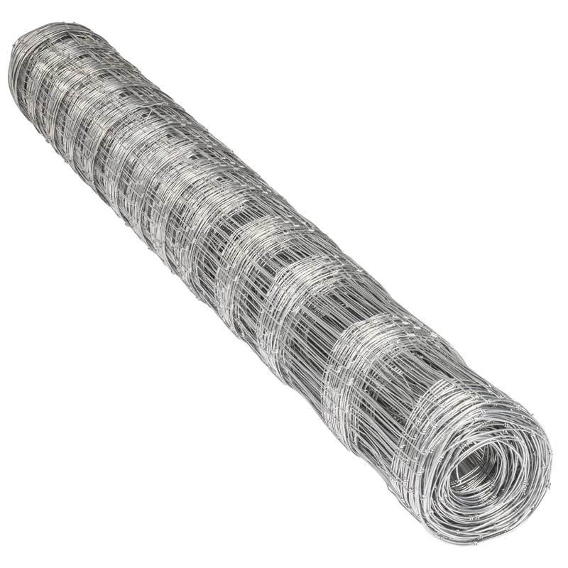 50m VOSS.farming Premium Wildzaun Komplettset 150/12/30 + Z-Profilpfosten + Schellen + Kappen + Erdt – Bild 7