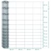 50m VOSS.farming Premium Wildzaun, Knotengeflecht, Höhe 150cm - 150/12/30, Verzinkt