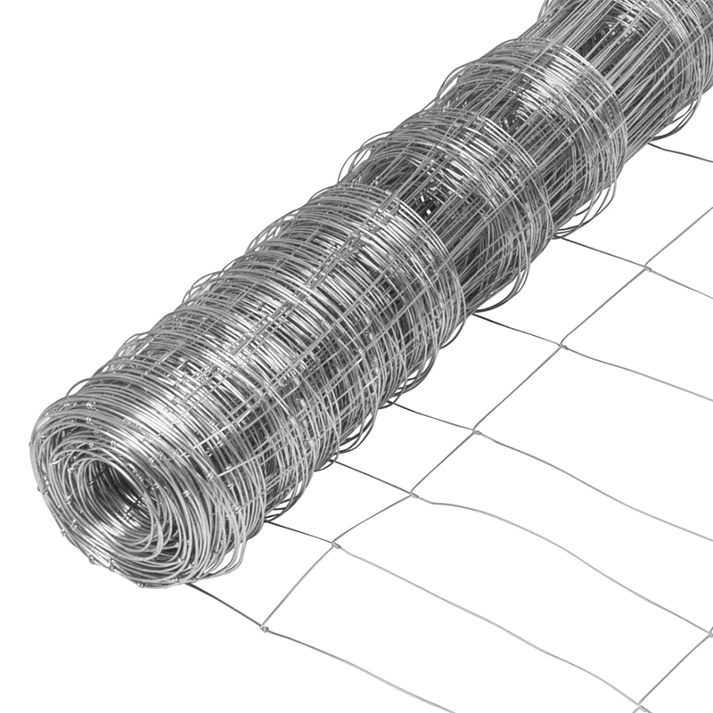 50m VOSS.farming Premium Plus Wildzaun Komplettset 100/8/15 + Z-Profilpfosten + Schellen + Kappen + – Bild 5