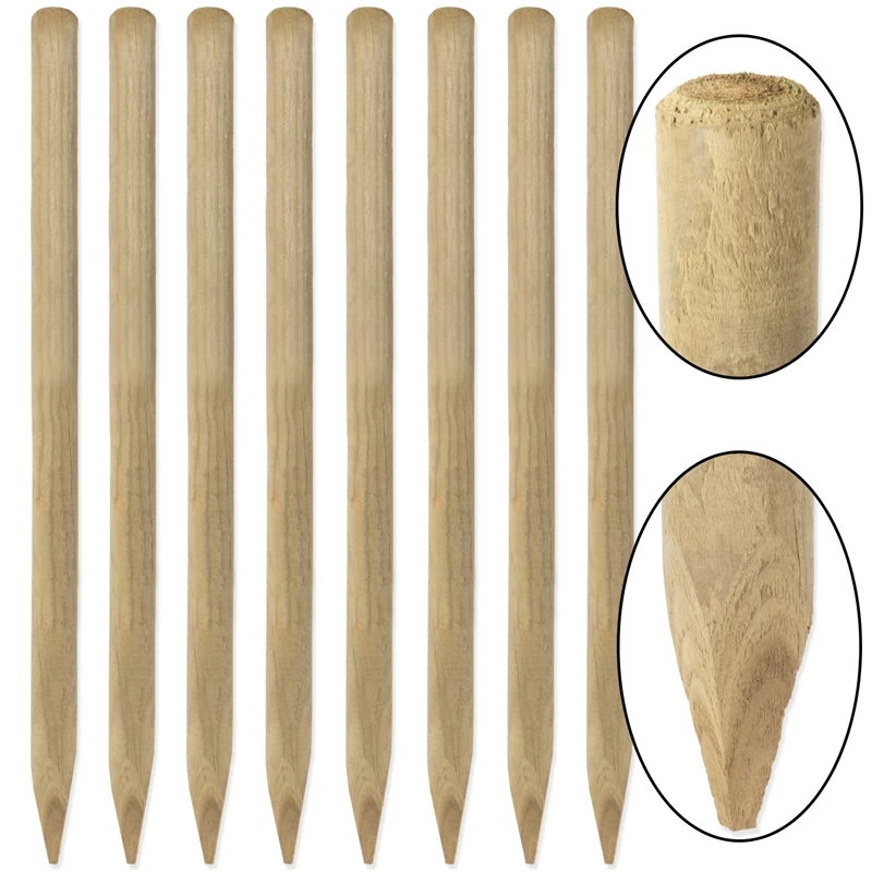 VOSS.farming Zaunset, Gartenzaun-SET: Volierendraht 10mx100cm + 8x Holzpfähle – Bild 9