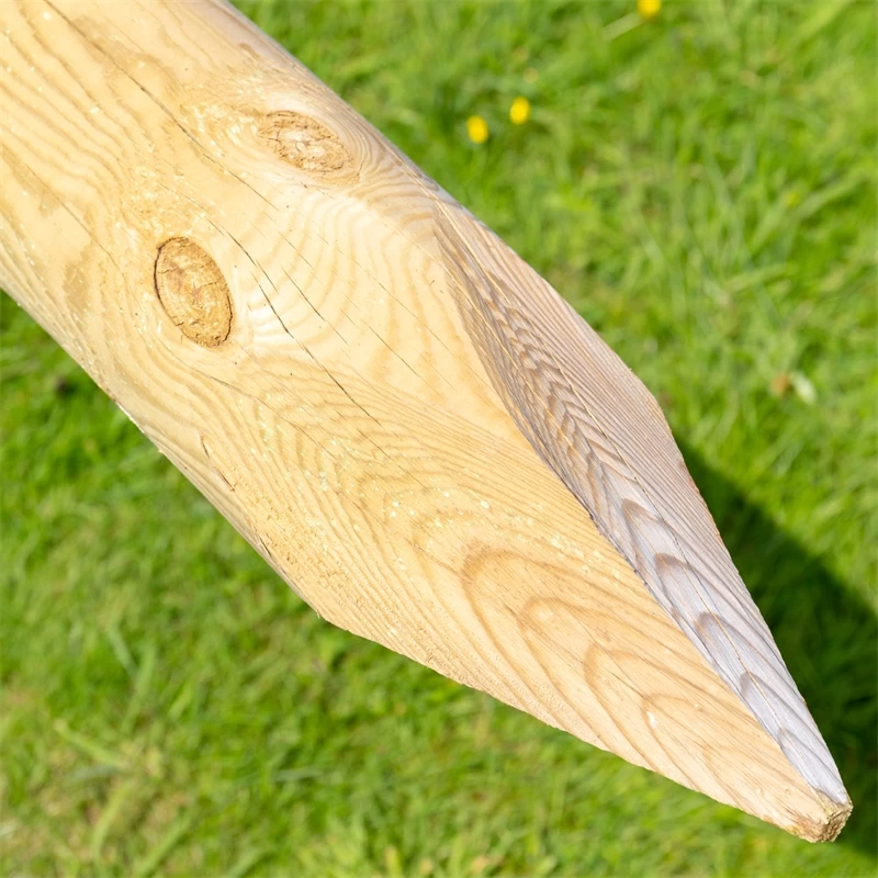 2x VOSS.farming Torpfosten Weidetor, Holz, 200cm X 140mm â Bild 5