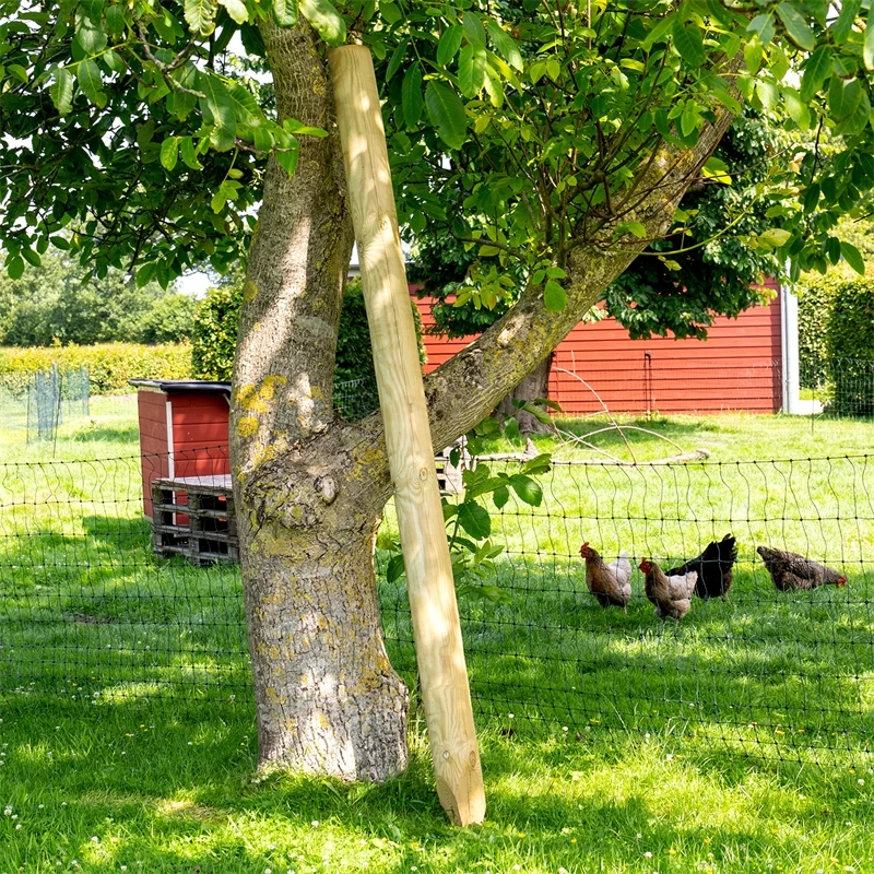 2x VOSS.farming Torpfosten Weidetor, Holz, 250cm X 140mm – Bild 7