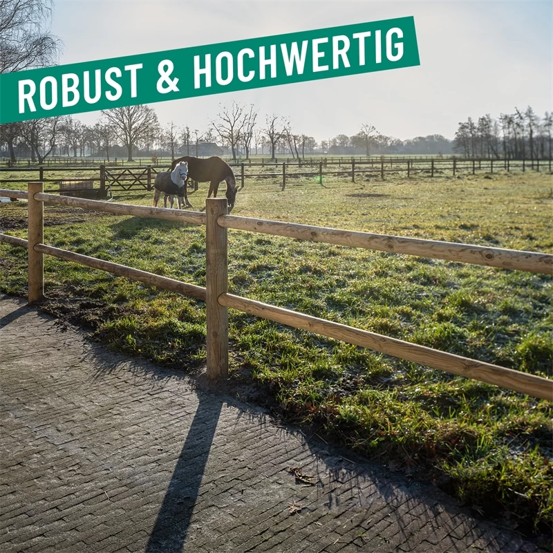 VOSS.farming Pferdezaun Holzpfosten - Arizona Eckpfahl 200cm X 140mm – Bild 12