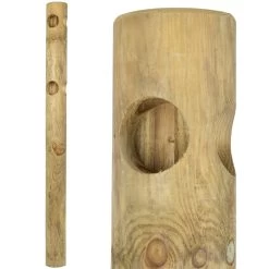 VOSS.farming Pferdezaun Holzpfosten - Arizona Eckpfahl 200cm X 140mm