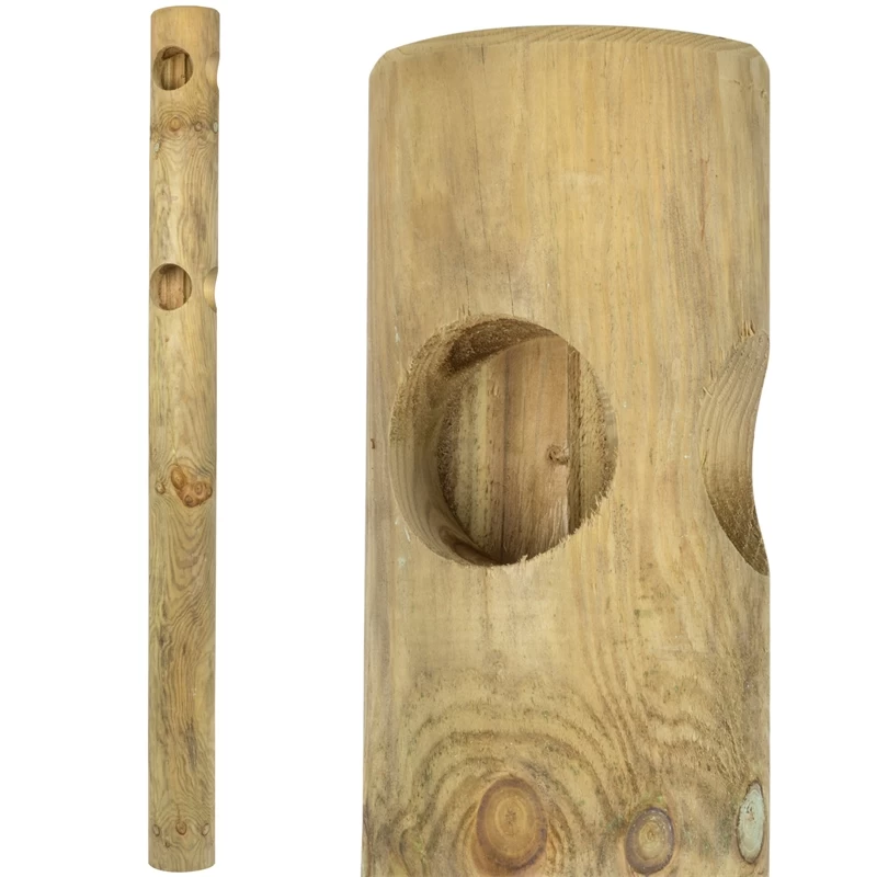 VOSS.farming Pferdezaun Holzpfosten - Arizona Eckpfahl 200cm X 140mm