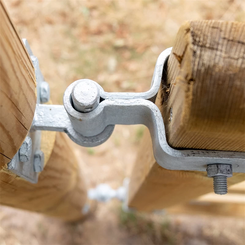 VOSS.farming Montage-Set Für Englisches Holztor, Holz-Weidetor, Koppeltor, Feuerverzinkt – Bild 14