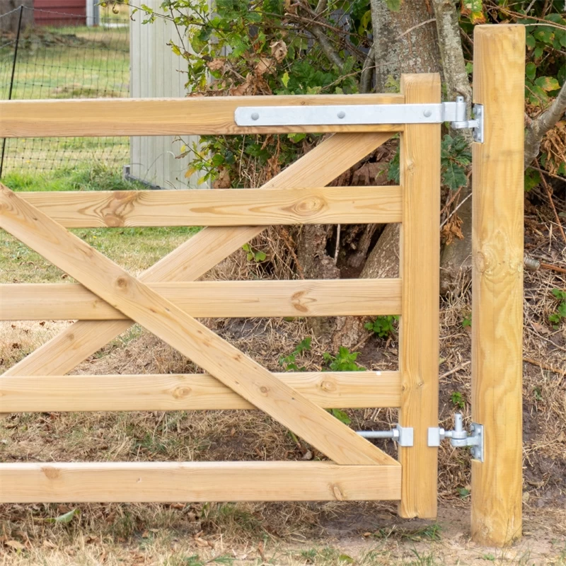 VOSS.farming Montage-Set Für Englisches Holztor, Holz-Weidetor, Koppeltor, Feuerverzinkt – Bild 6