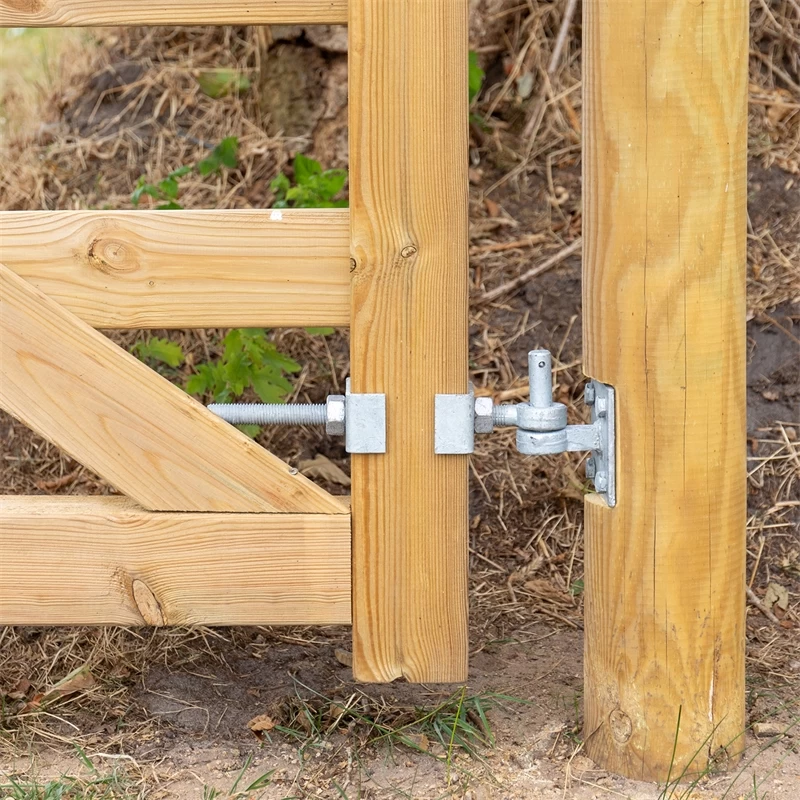 VOSS.farming Montage-Set Für Englisches Holztor, Holz-Weidetor, Koppeltor, Feuerverzinkt – Bild 8