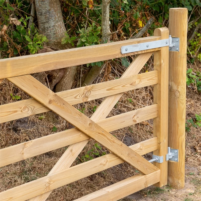VOSS.farming Montage-Set Für Englisches Holztor, Holz-Weidetor, Koppeltor, Feuerverzinkt – Bild 16