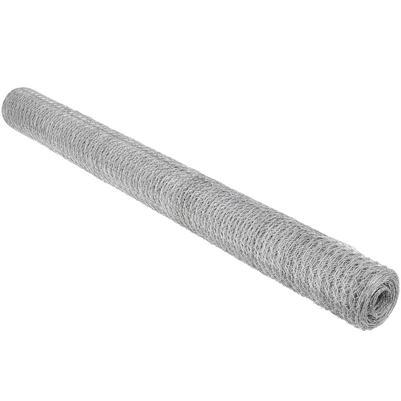 VOSS.farming Gartenzaun-SET: Sechseckgeflecht 10mx100cm + 8x Metall Zaunpfosten – Bild 7