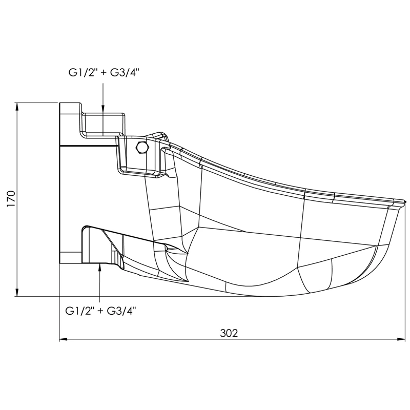 2x Tränkebecken K50 Aus Kunststoff Mit Druckzunge - Rindertränke, Pferdetränke, Schwarz – Bild 11