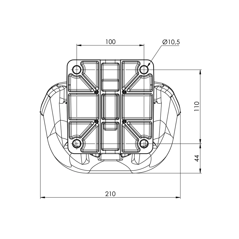 2x Tränkebecken K50 Aus Kunststoff Mit Druckzunge - Rindertränke, Pferdetränke, Schwarz – Bild 12