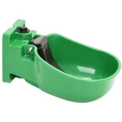Tränkebecken K50 Mit Druckzunge Aus Hochwertigem Kunststoff, Für Rinder Und Pferde, Grün