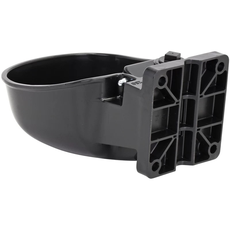 2x Tränkebecken K50 Aus Kunststoff Mit Druckzunge - Rindertränke, Pferdetränke, Schwarz – Bild 9