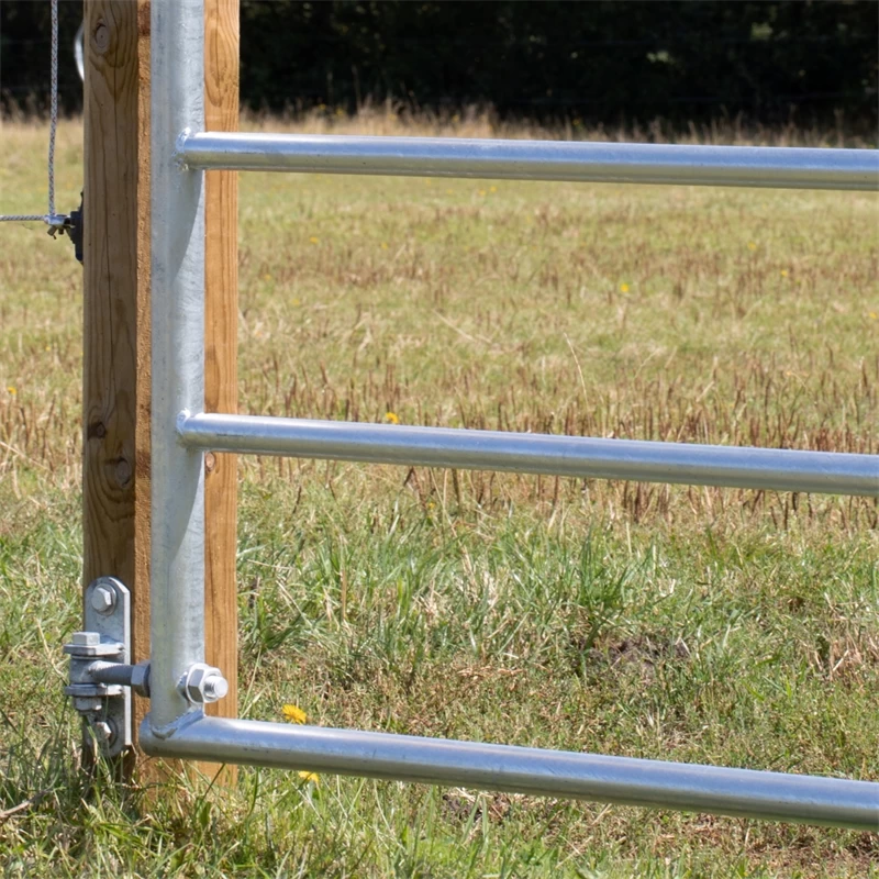 VOSS.farming Weidetor Weidezauntor, Verzinkt, Verstellbar 505 - 600 Cm, 110 Cm Hoch – Bild 18