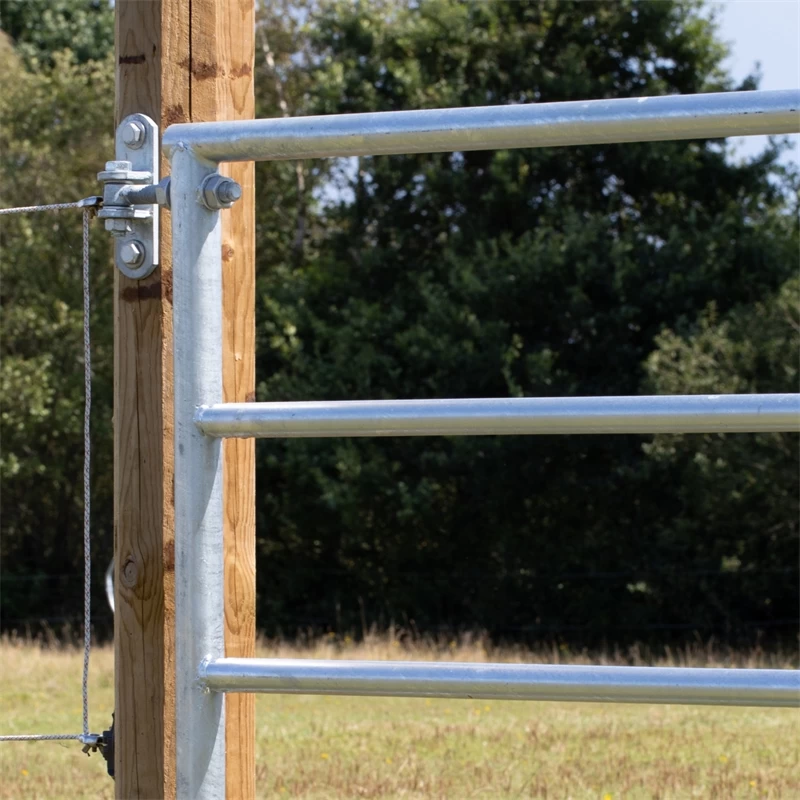 VOSS.farming Weidetor Weidezauntor Verzinkt, Verstellbar 105 - 170 Cm, 110 Cm Hoch – Bild 20