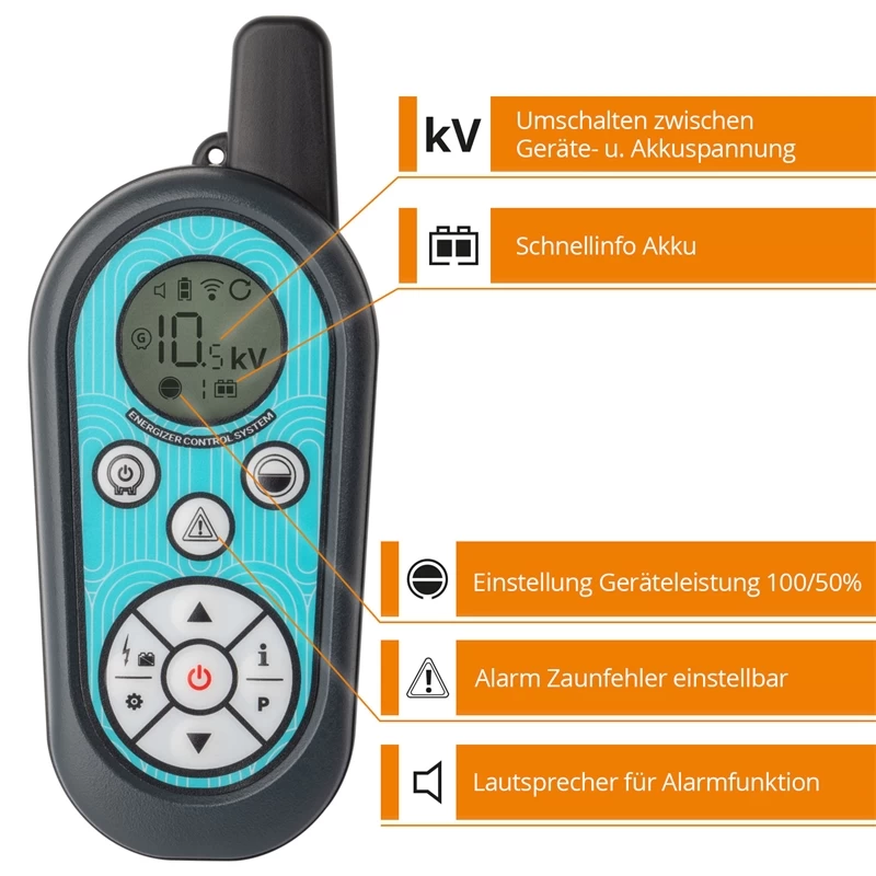 VOSS.farming "impuls Duo DV160 RF" Weidezaungerät Mit Fernbedienung, Extrem Starkes 12V-230V Gerät – Bild 9