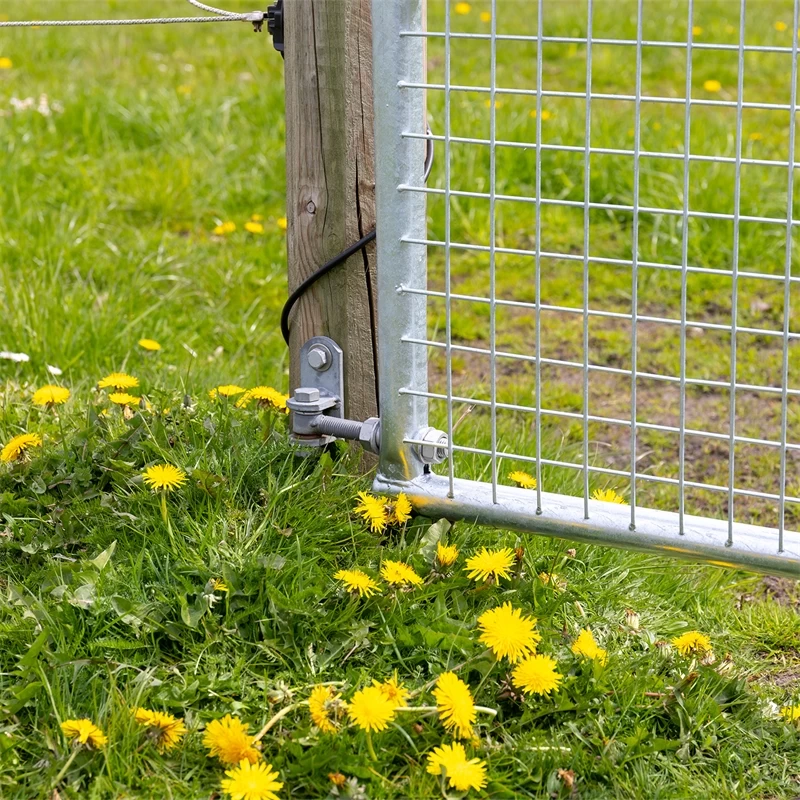 VOSS.farming Weidetor Verstellbar 200 - 300 Cm, Mit Gitter, 110 Cm Hoch, Verzinkt – Bild 18